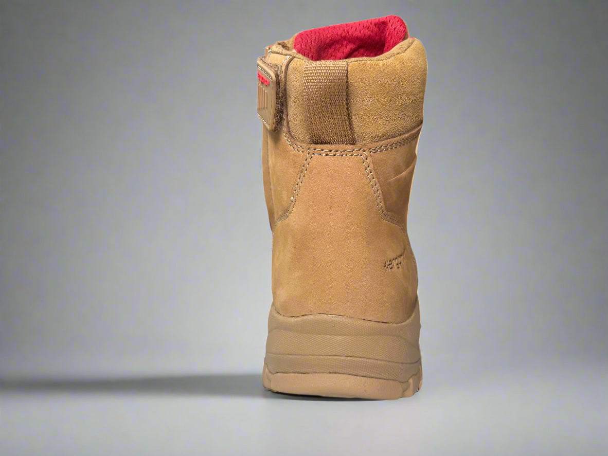 Ergonx All Tan Safety Boots Lace Up Helium (USA)