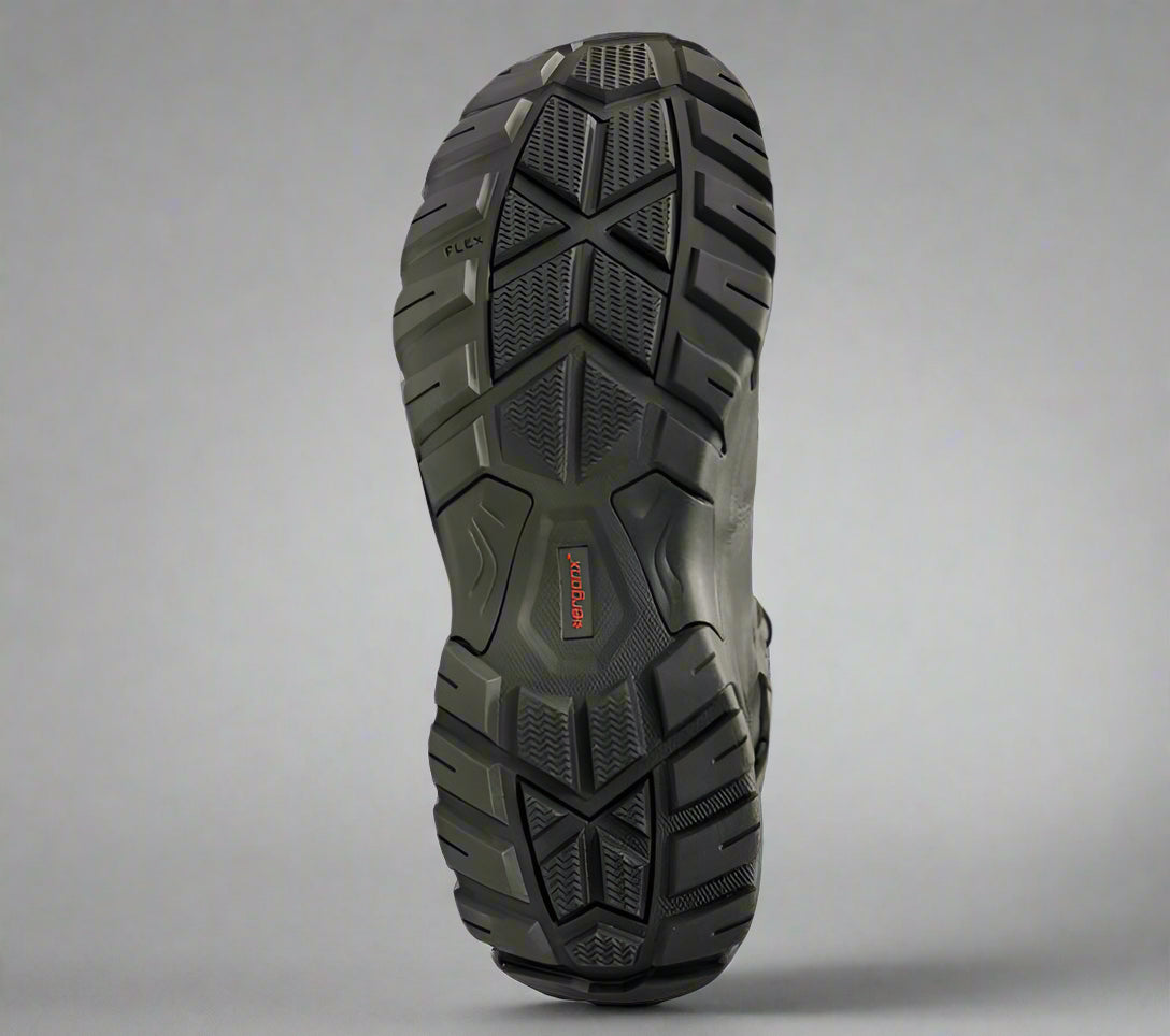 Ergonx Safety Boots Lace Up (Helium) Tan Toe (USA)