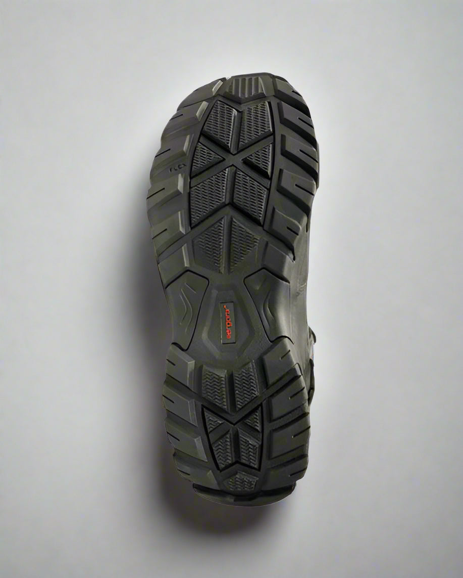 Ergonx 6" Safety Boots Lace Up (Helium) Black (USA)