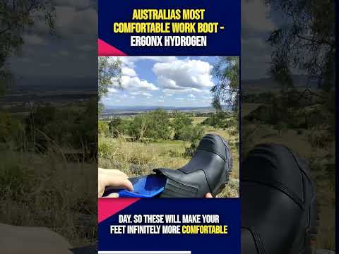 Discover Australia's Most Comfortable Work Boots: Ergonx Hydrogen #WorkBoots #Comfort #Australia