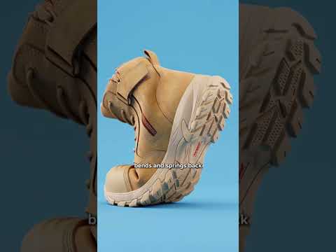 Most work boots feel soft when you first try them on… but by lunchtime the midsole has already