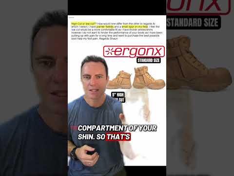 What’s the difference between our 5-inch and 6-inch work boots? It all comes down to cuff height and