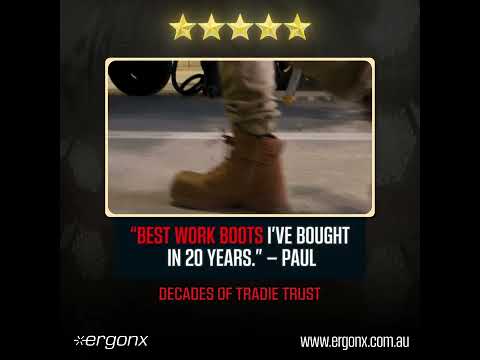 "Best work boots I've bought." 👷‍♂️👷‍♀️ There's a reason workers keep saying it