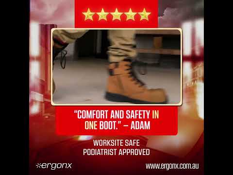 👷 Comfort and safety in one boot? That's exactly what Ergonx delivers