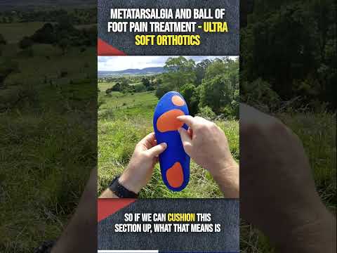 Cure Metatarsalgia & Ball of Foot Pain with Ultra Soft Orthotics #FootHealth #PainRelief