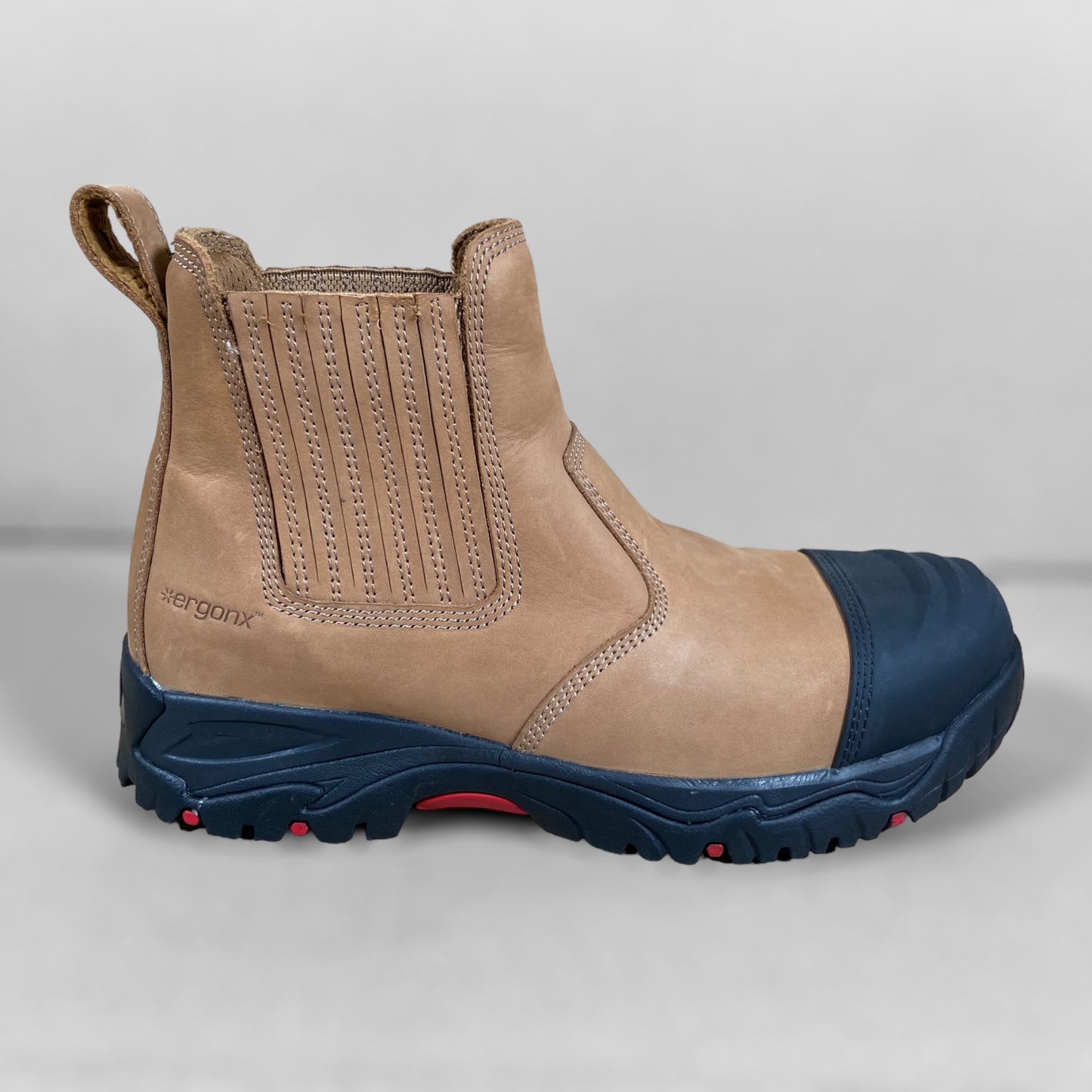 Ergonx Safety Boots Slip On (Hydrogen) Tan