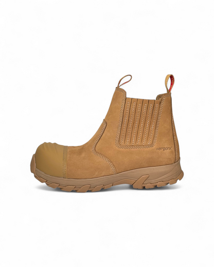 Ergonx Safety Boots Slip On (Hydrogen) All Tan