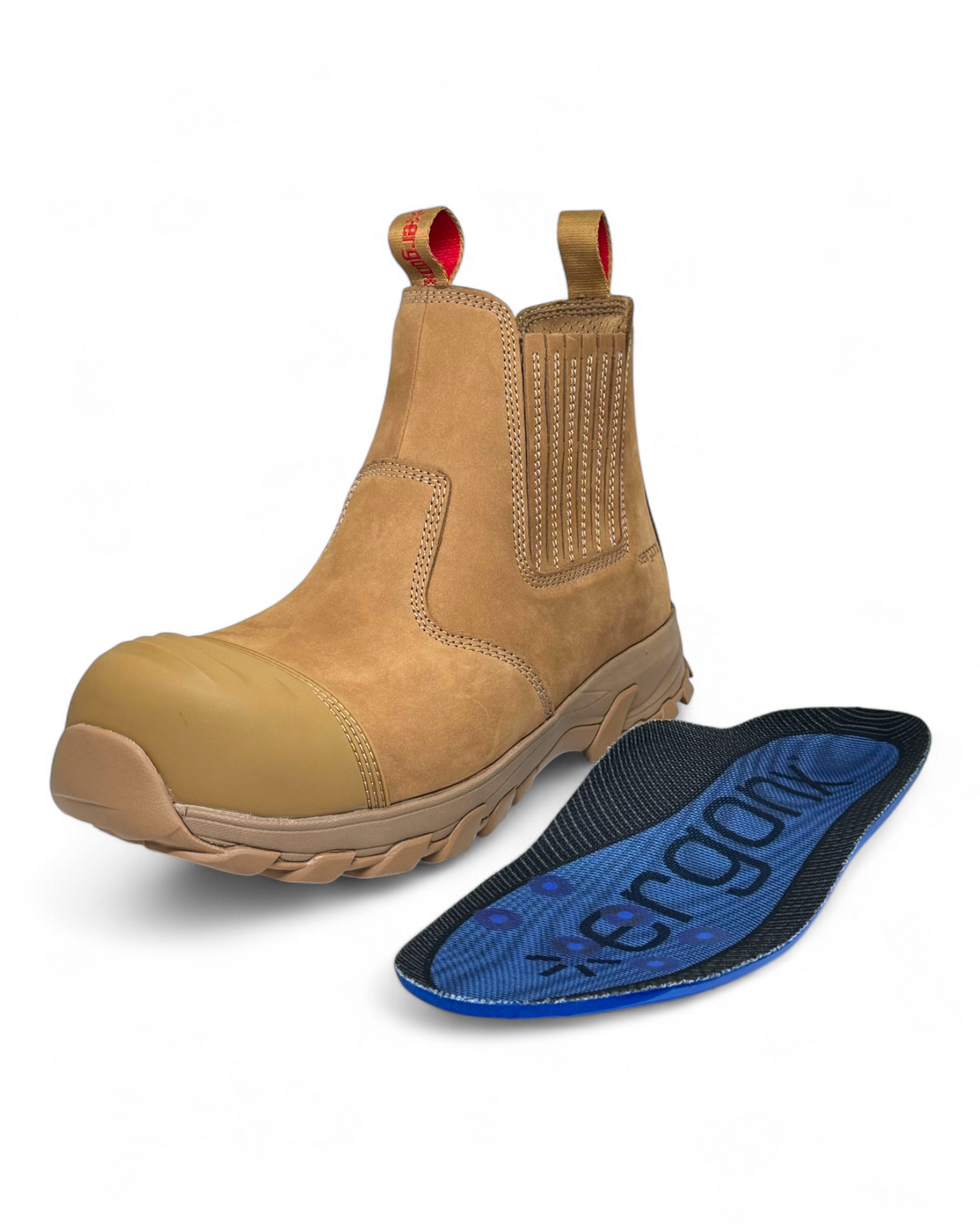 Ergonx Safety Boots Slip On (Hydrogen) All Tan