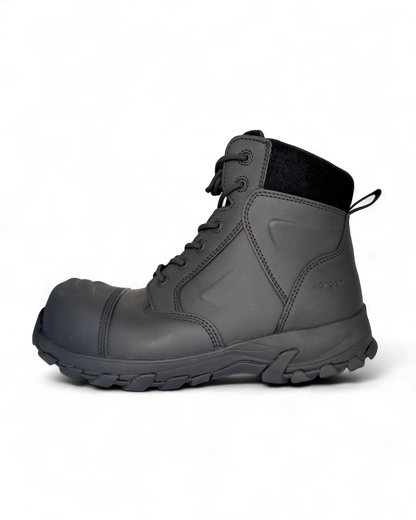 Ergonx 6" Safety Boots Lace Up (Helium) Black (USA) — product detail