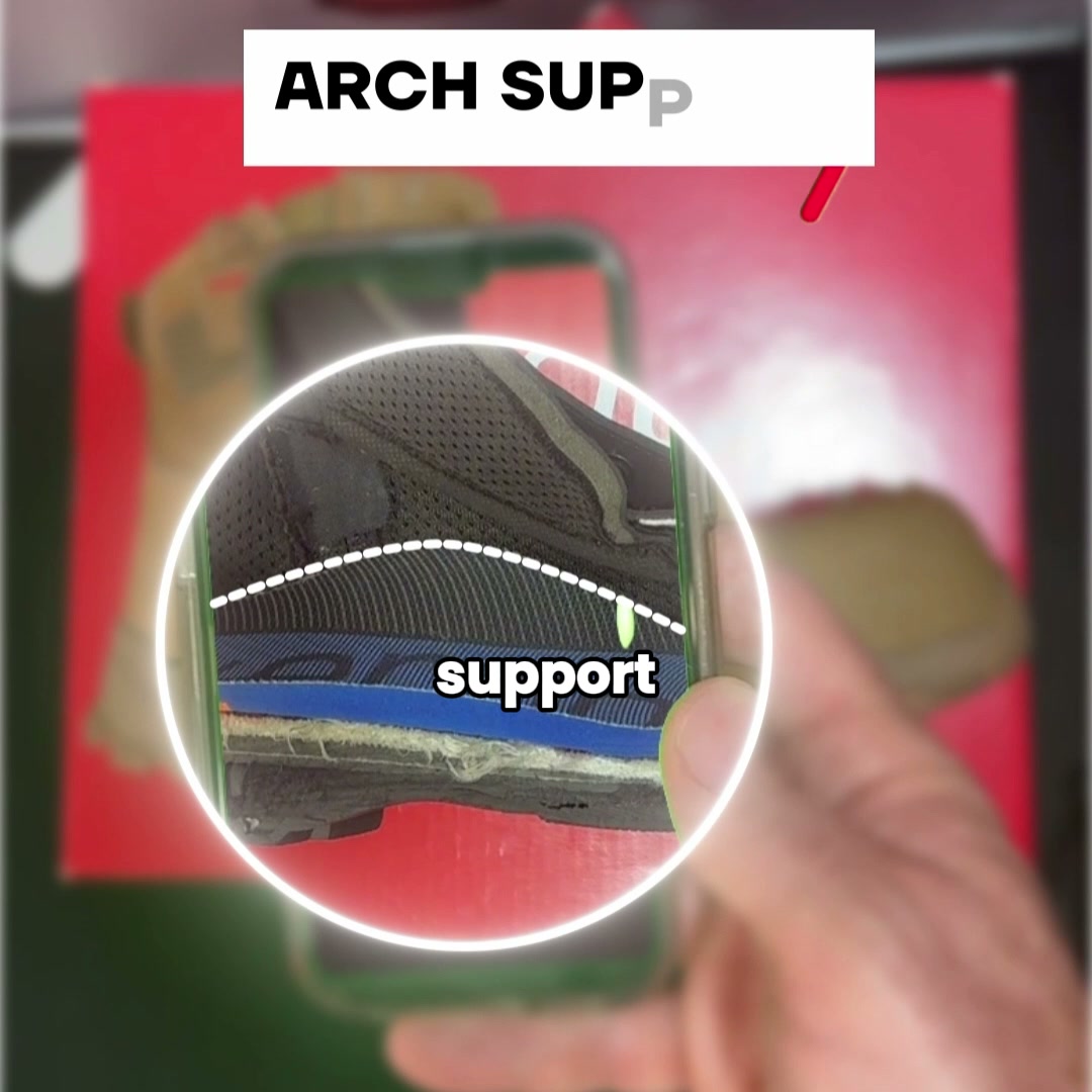 Close view of Ergonx arch support
