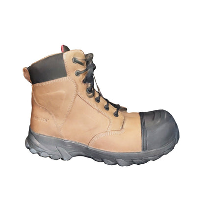 Ergonx Safety Boots Lace Up (Helium) Tan