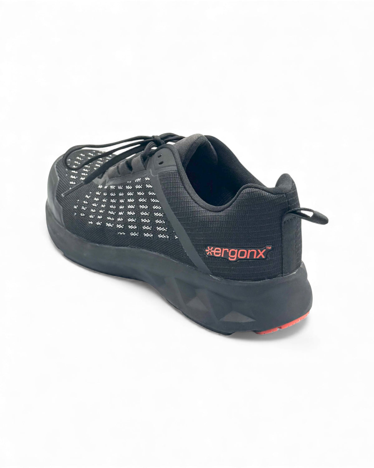 Ergonx Orthotic Safety Shoe Lace Up (LITHIUM) Black - USA