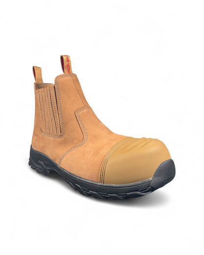 Ergonx Safety Boots Slip On (Hydrogen) Tan Toe